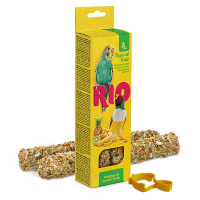 Rio Budgies & Exotic Birds Sticks Tropical Fruit 2x40g