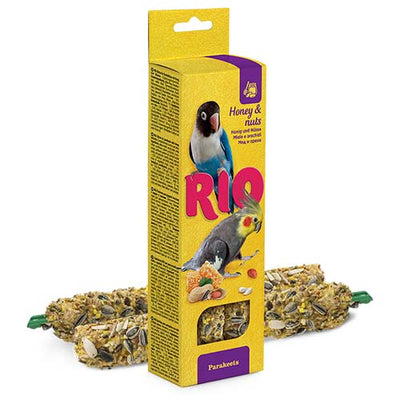 Rio Parakeets Sticks Honey and Nuts 2x75g