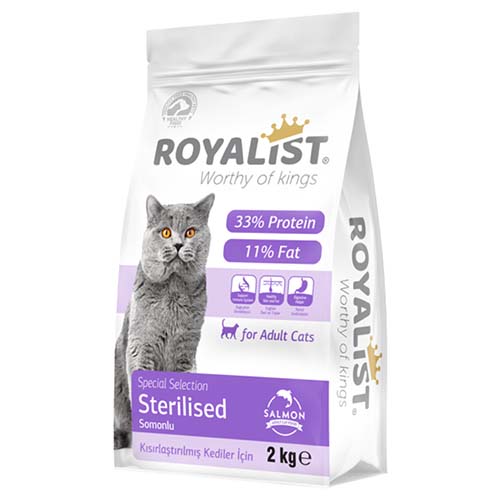 Royalist Cat Salmon Sterilised 2kg