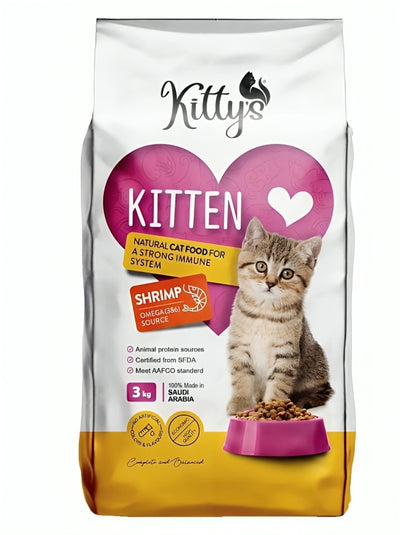 Kitty's dry food for Kittens Shrimp 3kg