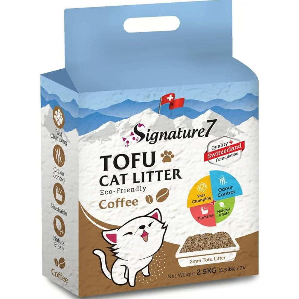 S7 Tofu Flushable Cat Litter Coffee 7L