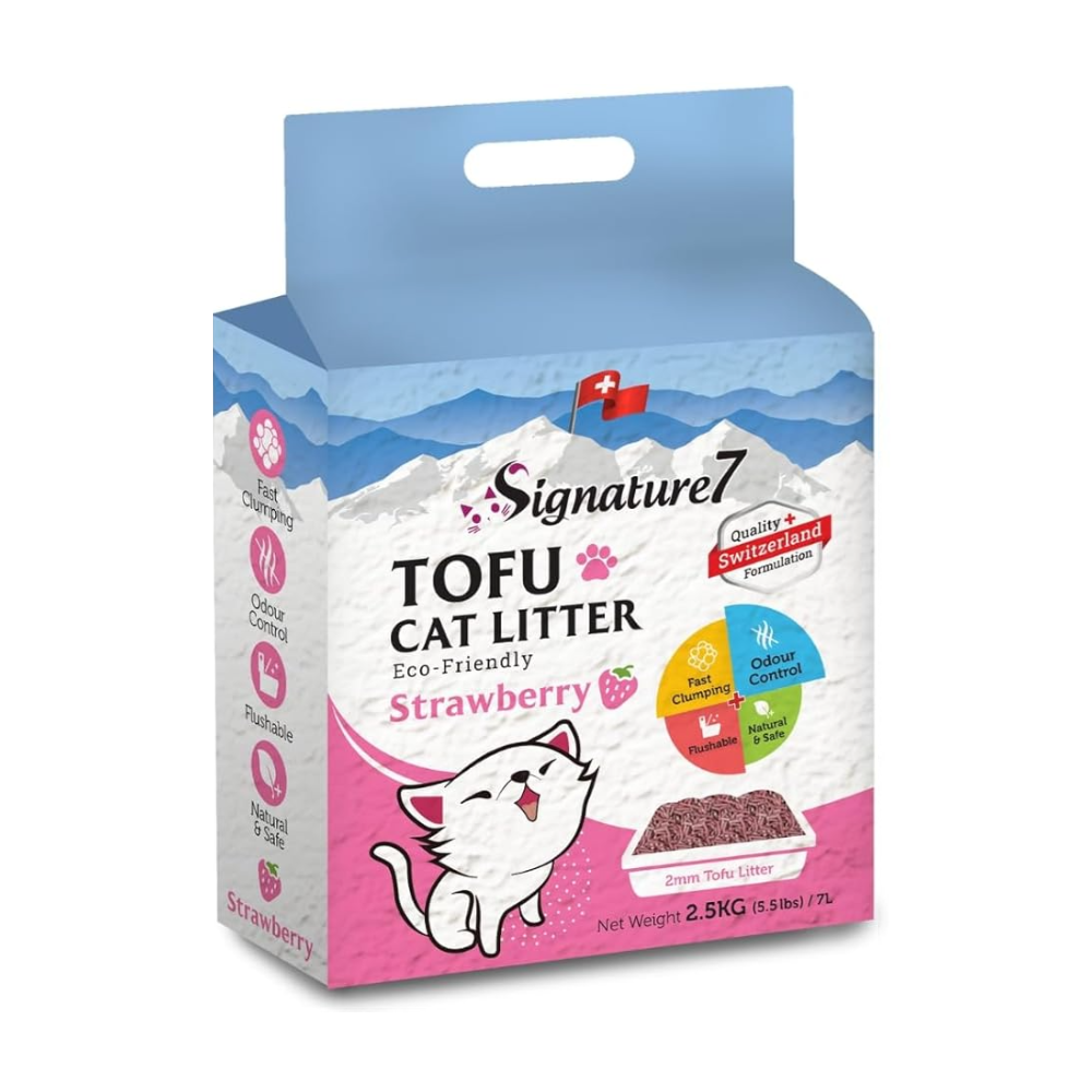 S7 Tofu Flushable Cat Litter Strawberry 7L