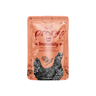 Pramy Cat Immunity Chicken Pumpkin & Carrot in jelly 70g