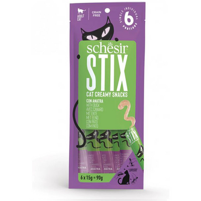 Schesir Stix Cat Duck 6x15g