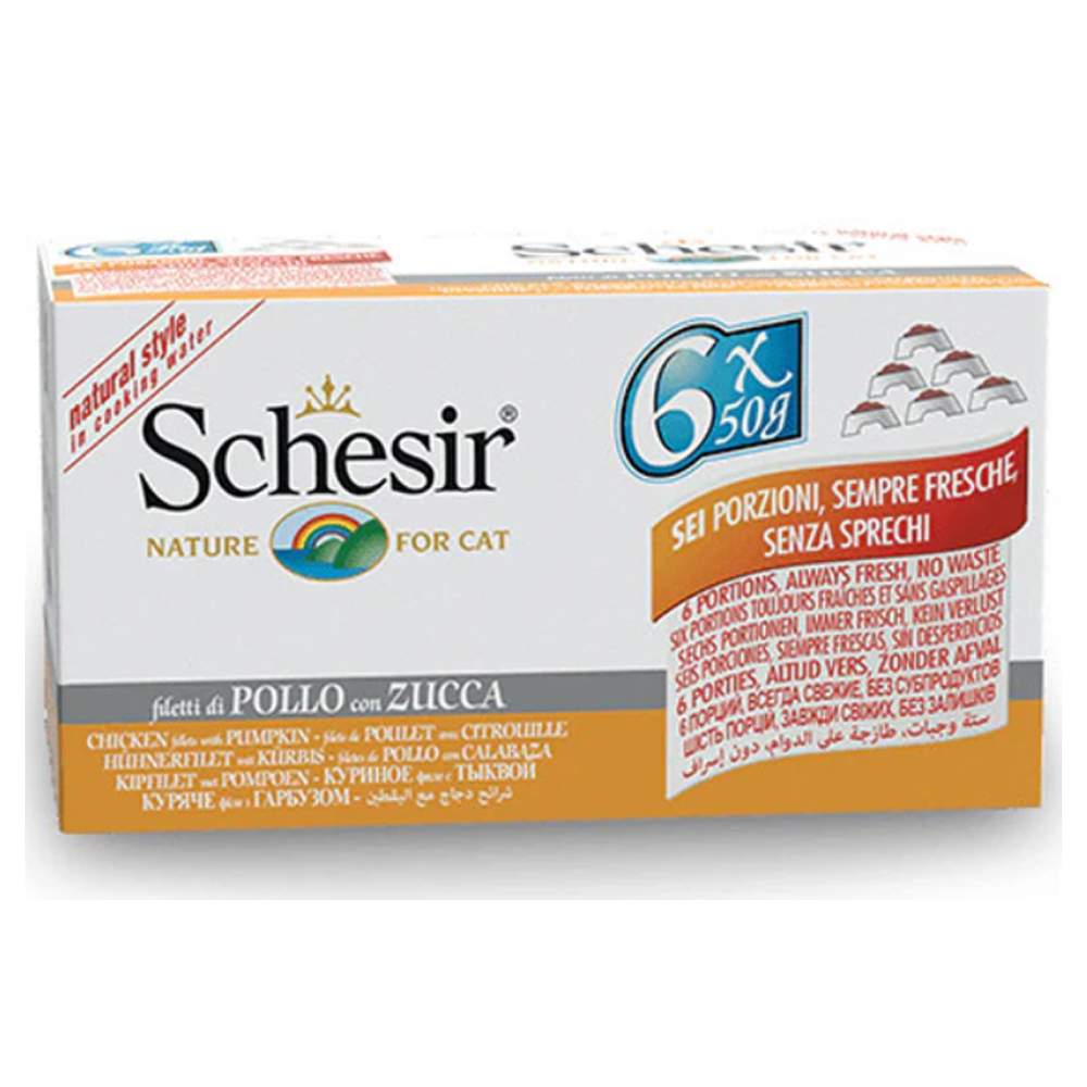 Schesir Cat Chicken & Pumpkin 6 x 50g