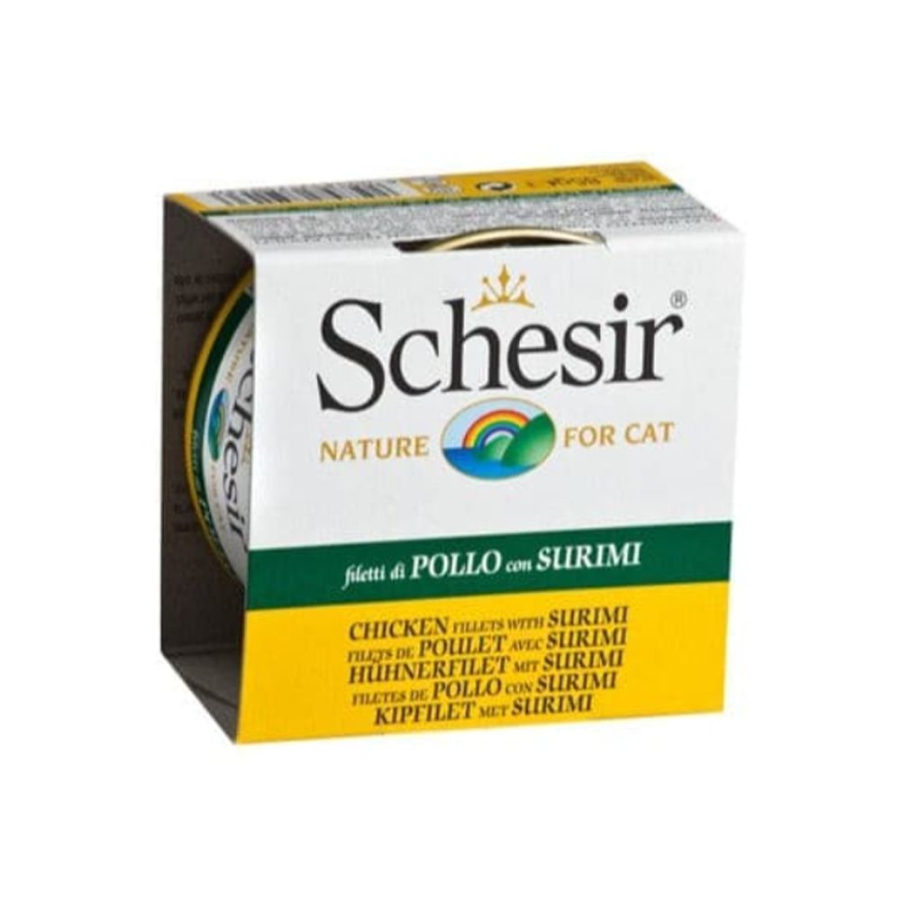 Schesir Cat Chicken & Surimi 85g Tin