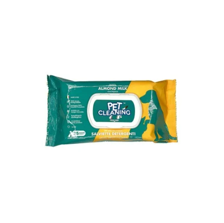 Pet Cleaning Wipes Almond Milk 35 Wipes