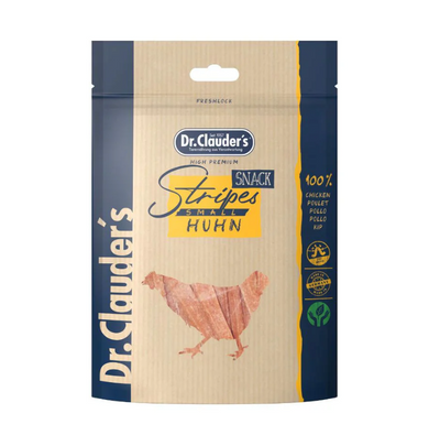 Dr. Clauder's Dog Chicken Stripes 80g