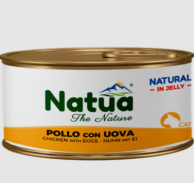 Natua Cat Chicken & Eggs in Jelly 85g