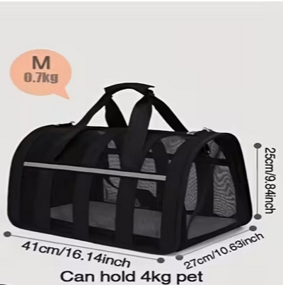 Medium Soft Pet Carrier 41 x 27 x 25cm