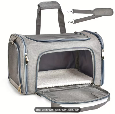 Large Soft Pet Carrier 51 x 33 x 33cm