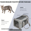 Large Soft Pet Carrier 51 x 33 x 33cm