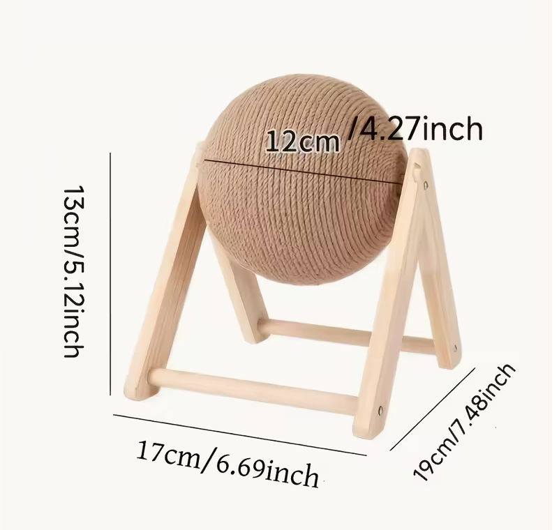 Rotating Scratching Ball 13cm