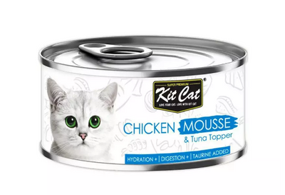 Kit Cat Kitten Chicken & Tuna Mousse 80g