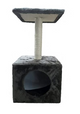 Feline Go Cat Tree 1 Bed 1 Cozy Cave Brown