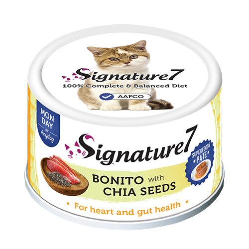 Signature7 Cat Bonito & Chia Seeds Pate 80g