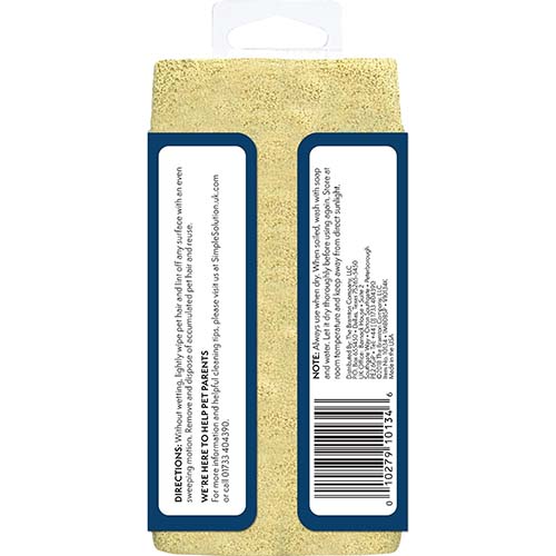 Simple Solution Pet Hair & Lint Remover Sponge