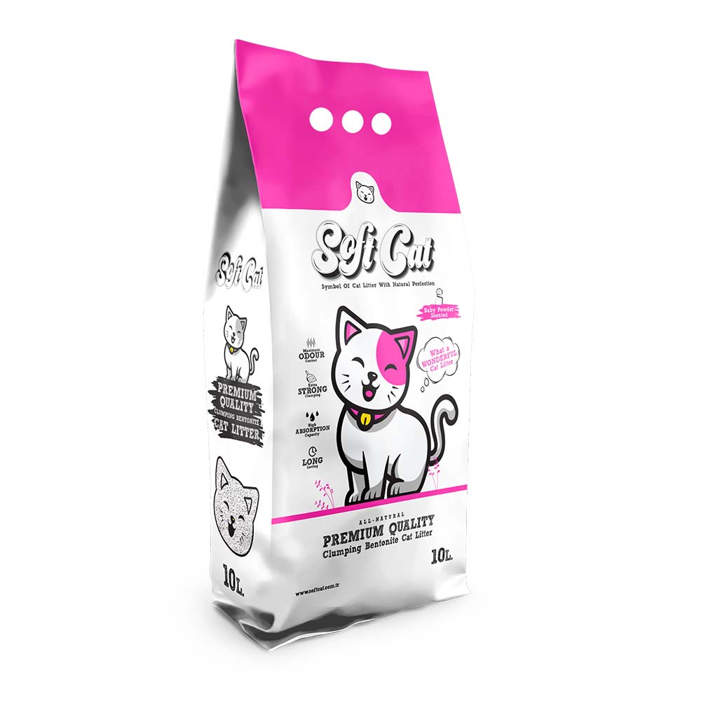 Soft Cat Clumping Litter Baby Powder 10L