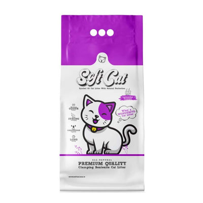 Soft Cat Clumping Litter Lavender