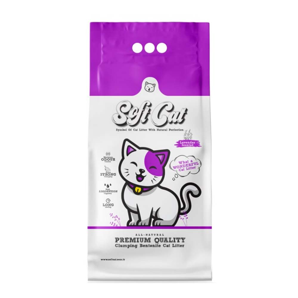 Soft Cat Clumping Litter Lavender