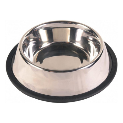 Trixie Stainless Steel Bowl with Rubber Base 30cm