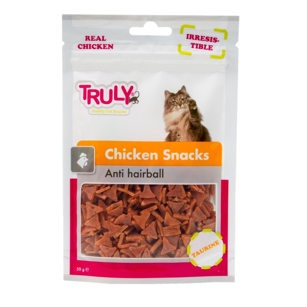 Truly Cat Hairball Chicken Treat 50g