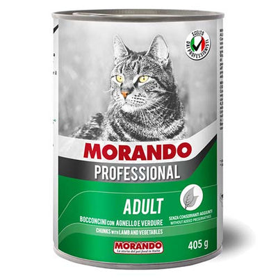Morando Cat Lamb and Vegetables Chunks 405g