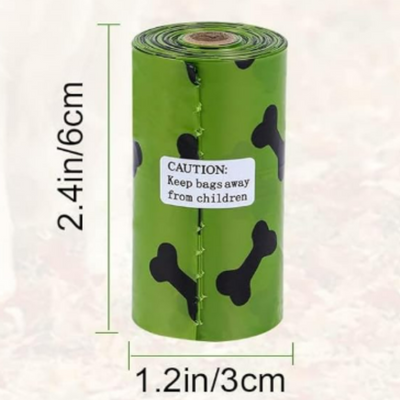 Biodegradable Poop Bags (1 roll/15 bags)