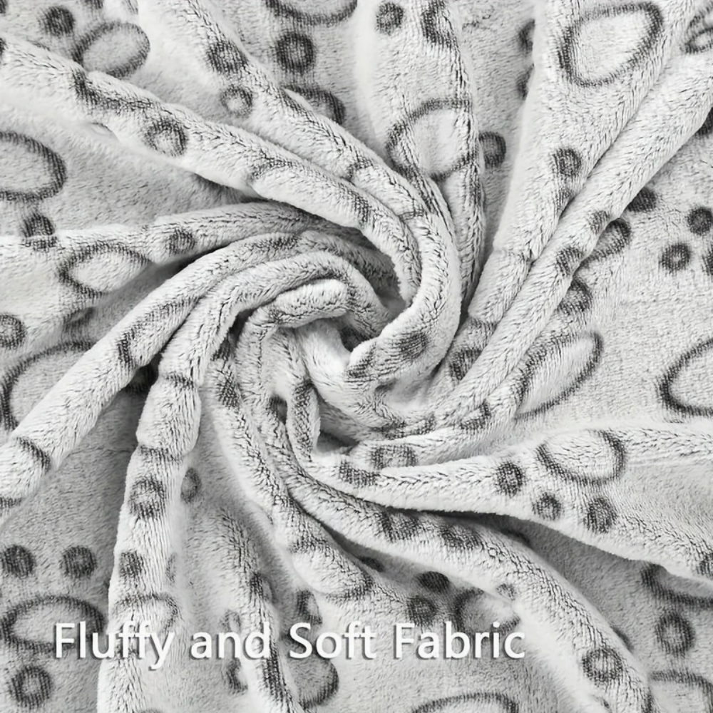 Super Soft Grey Pet Blanket 75 x 50cm