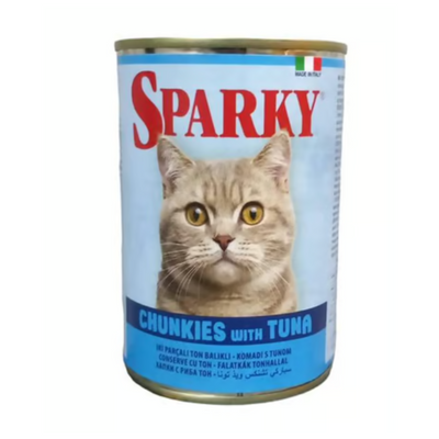 Sparky Cat Tuna Chunks 415g