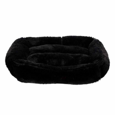 Canine Go Rectangular Bed Black 95cm