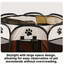 Octagonal Pet Play Pen Grey 72x72cm