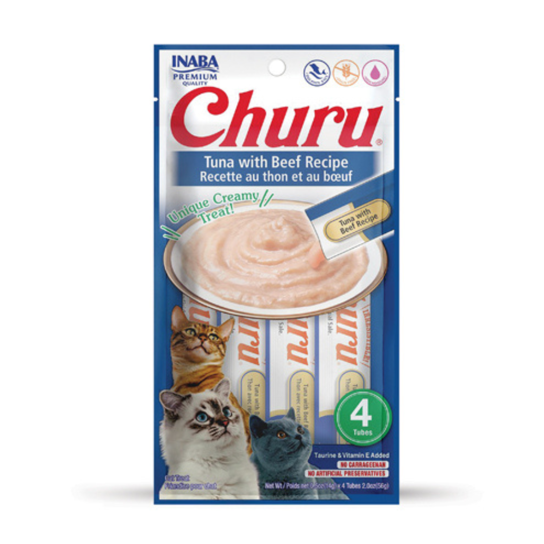 Churu Cat Tuna & Beef Puree 4 x 14g