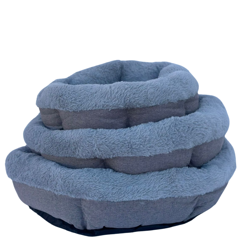 Bed Plush Fabric Grey