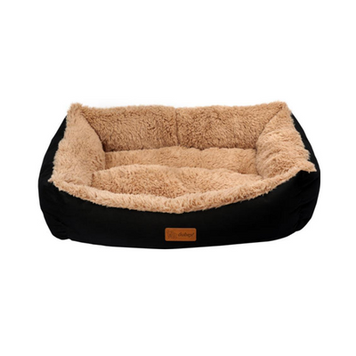 Canine Go Jellybean Bed Black & Brown 110cm
