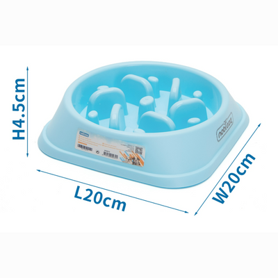 Nobleza Anti-Gulping Bowl 500ml Blue