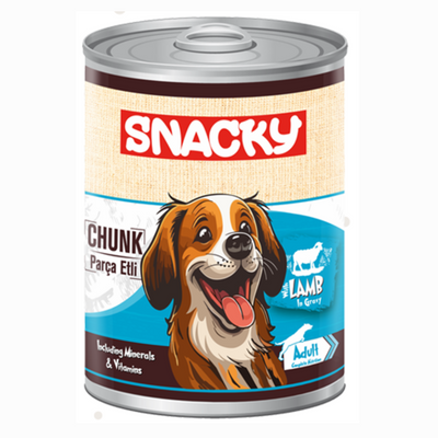 Snacky Dog Lamb Chunks in Gravy 400g