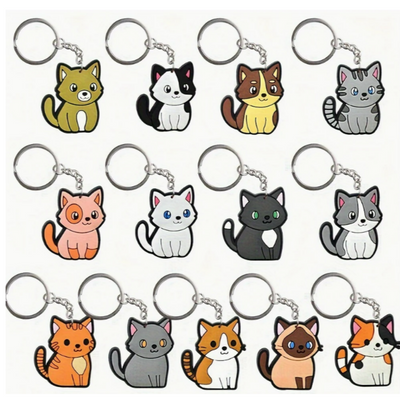 Cute Cat Keychain