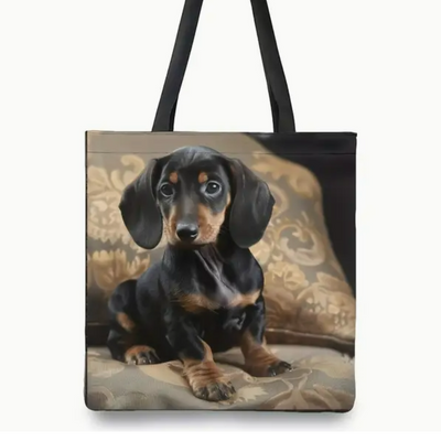 Dachshund Nylon Tote Bag