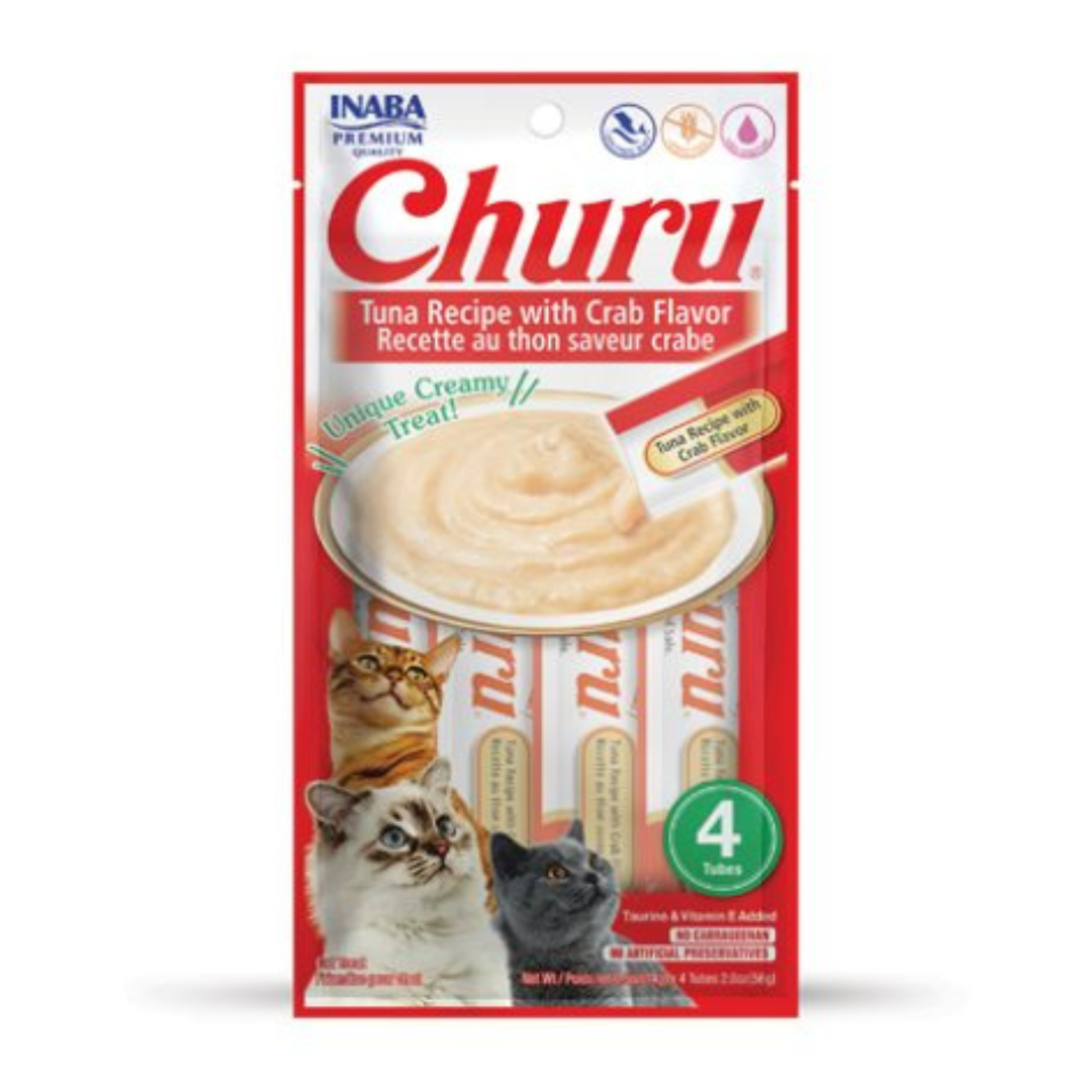 Churu Cat Tuna & Crab Puree 4 x 14g