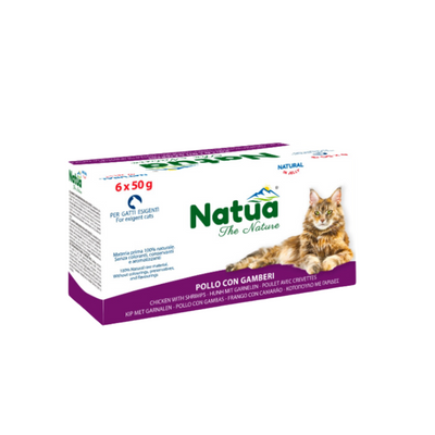 Natua Cat Multipack Chicken & Shrimp 6 x 50g