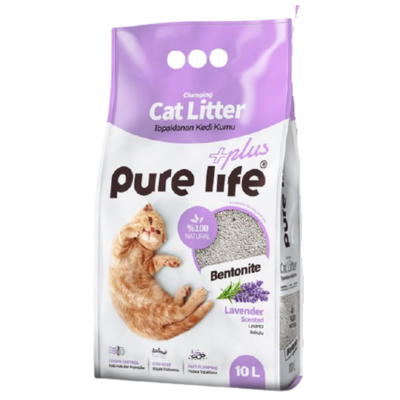 Pure Life Plus Clumping Cat Litter Lavender 10L