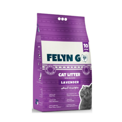 Felyn Go Cat Clumping Litter Lavender 10L