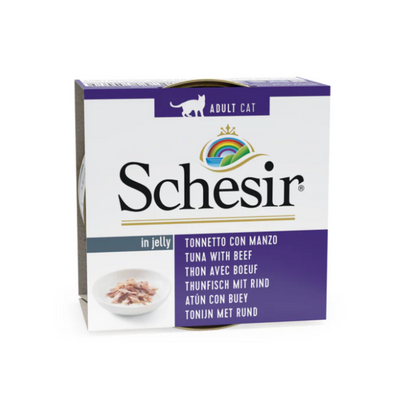 Schesir Cat Tuna & Beef 85g Tin