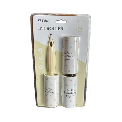 Pet Lint Roller with 2 Replacement Rollers