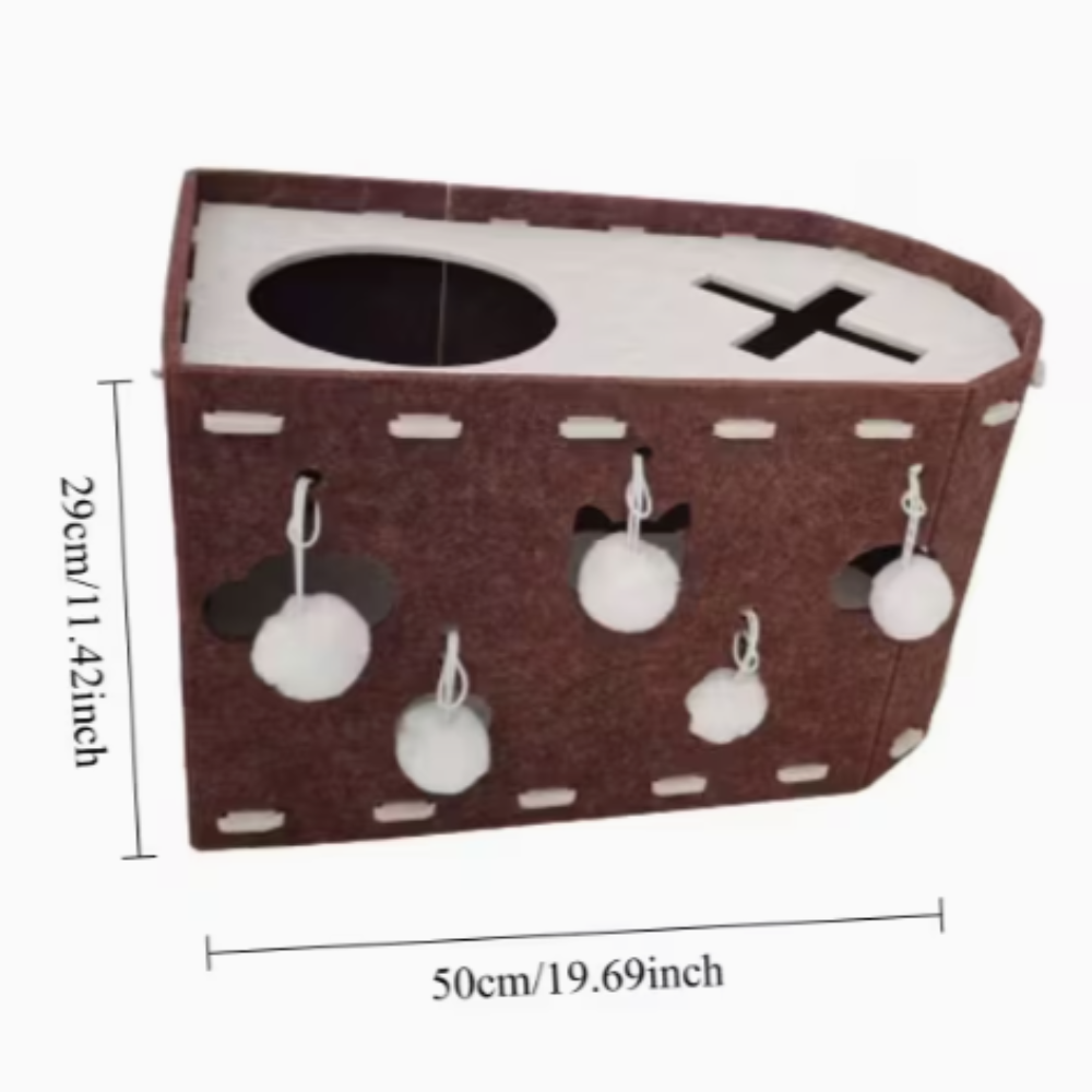 Multi Cat Cosy Cat House 50x29cm
