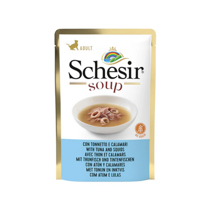 Schesir Cat Tuna & Squid Soup 85g