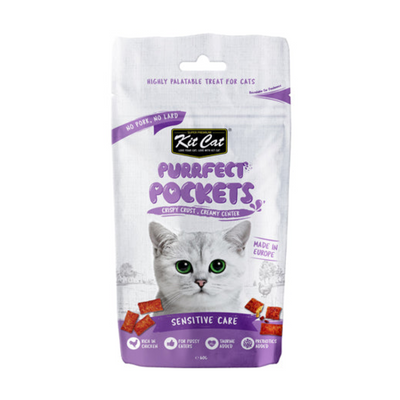 Kit Cat Purrfect Pockets Sensitive Care 60g