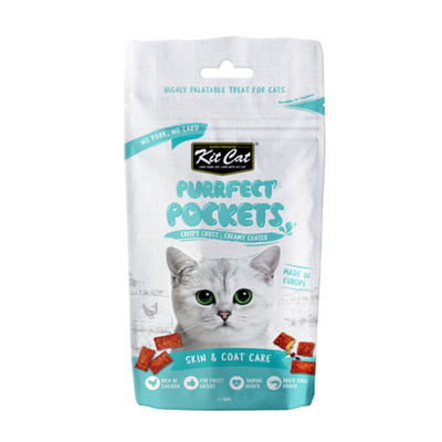 Kit Cat Purrfect Pockets Skin & Coat 60g