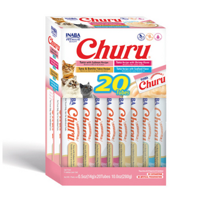 Churu Cat Seafood Puree Variety Pack 20 x 14g